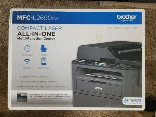 Brother MFC-L2690DW Monochrome Laser All-In-One Printer