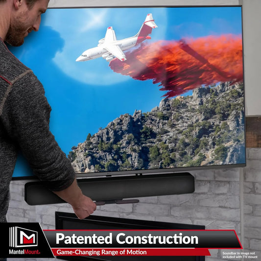 MantelMount MM540 Fireplace TV Mount, 40–80", Auto-Straightening