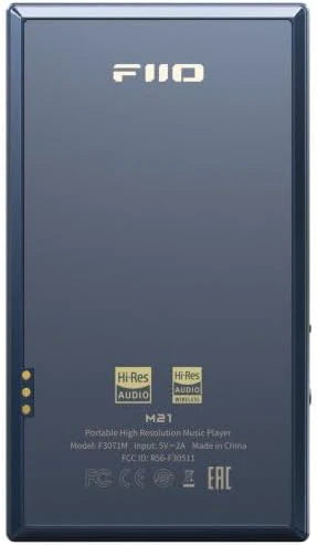 FiiO M21 Android 13 Hi-Res Music Player, Snapdragon 680, Blue-Black
