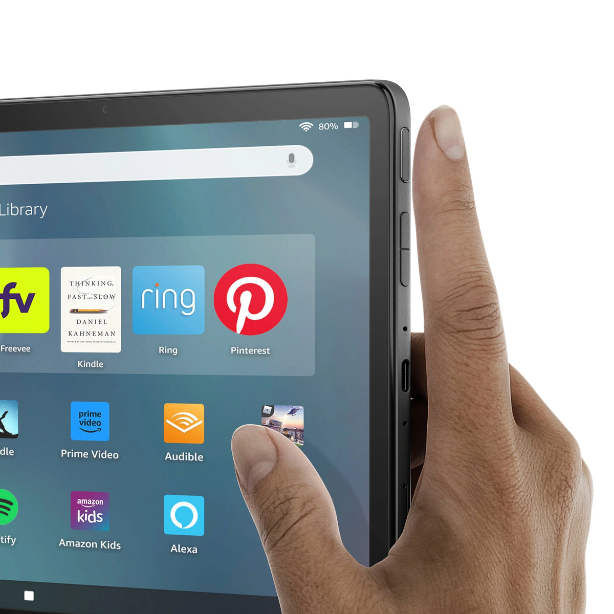 Amazon – Fire Max 11 tablet, vivid 11′′ display, octa core processor, 4 GB RAM, 14 hour battery life, 64 GB – Gray